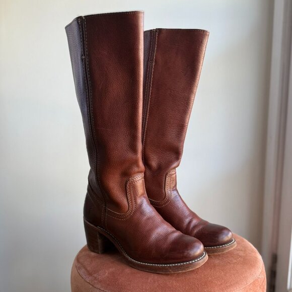 Frye Shoes - Frye - Campus 14L Tall Leather Boots Saddle - Women’s 6.5​